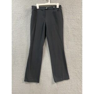 Calvin Klein Pants Womens 4 Black Straight Leg Trousers Business